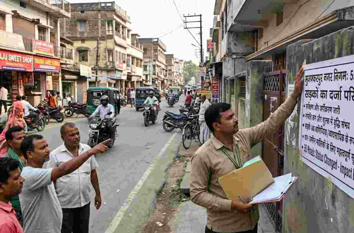 मुजफ्फरपुर में घर-जमीन वालों के लिए बड़ी खबर, 55 सड़कों का बदलेगा दर्जा, जेब पर पड़ सकता है असर