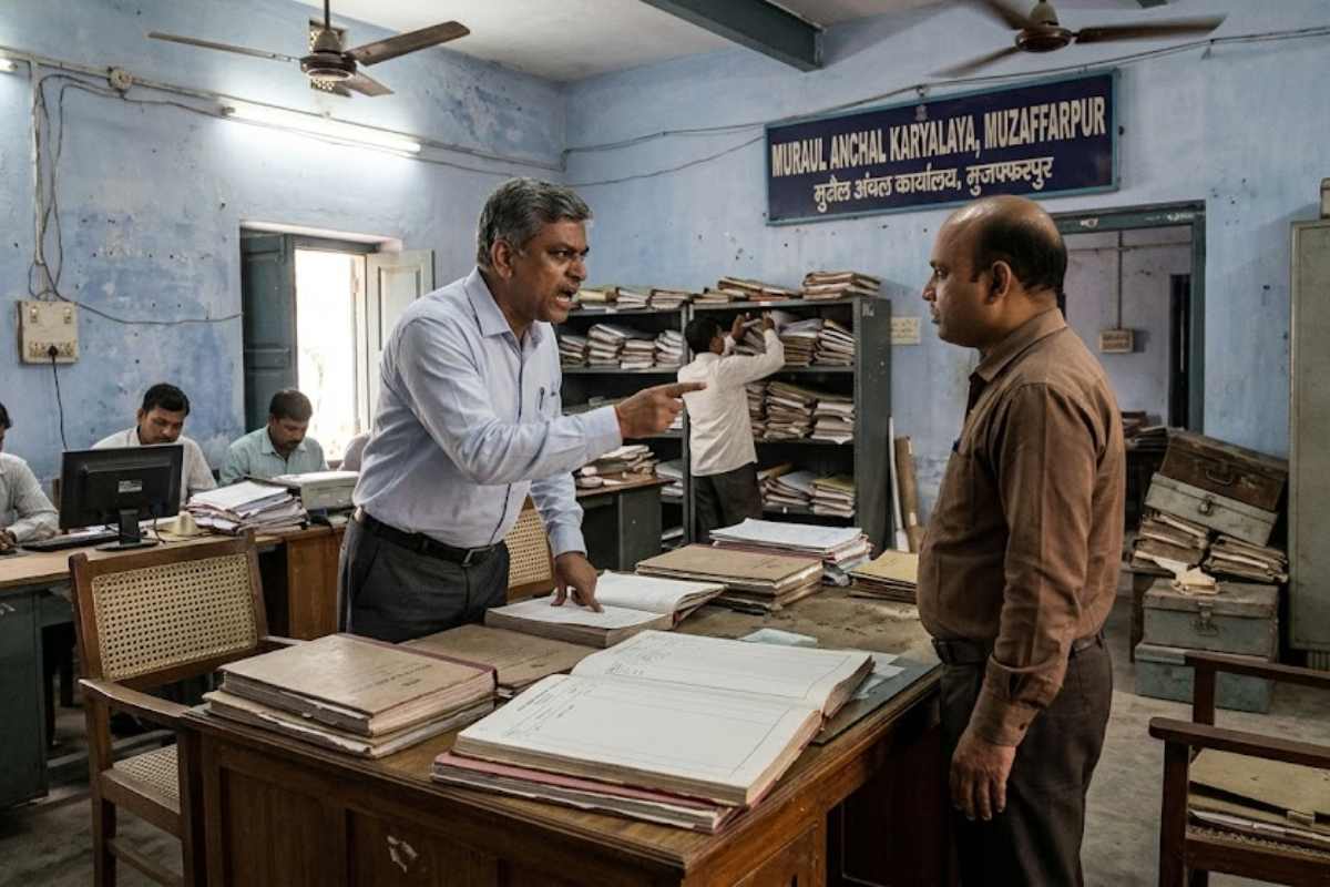 मुजफ्फरपुर: मुरौल अंचल कार्यालय में भारी गड़बड़ी पर भड़के अपर समाहर्ता, अपडेट नहीं मिला कैश बुक और रजिस्टर