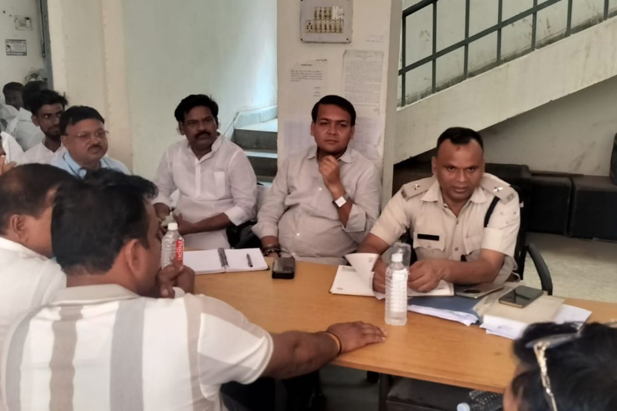 मोहर्रम को लेकर शांति समिति की बैठक, शांति, सौहार्द व सुरक्षा व्यवस्था पर विस्तार से चर्चा
