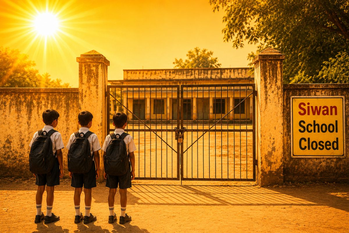 सीवान में भीषण गर्मी के कारण 20 जून तक आठवीं तक की सभी कक्षाएं बंद, डीएम का आदेश जारी