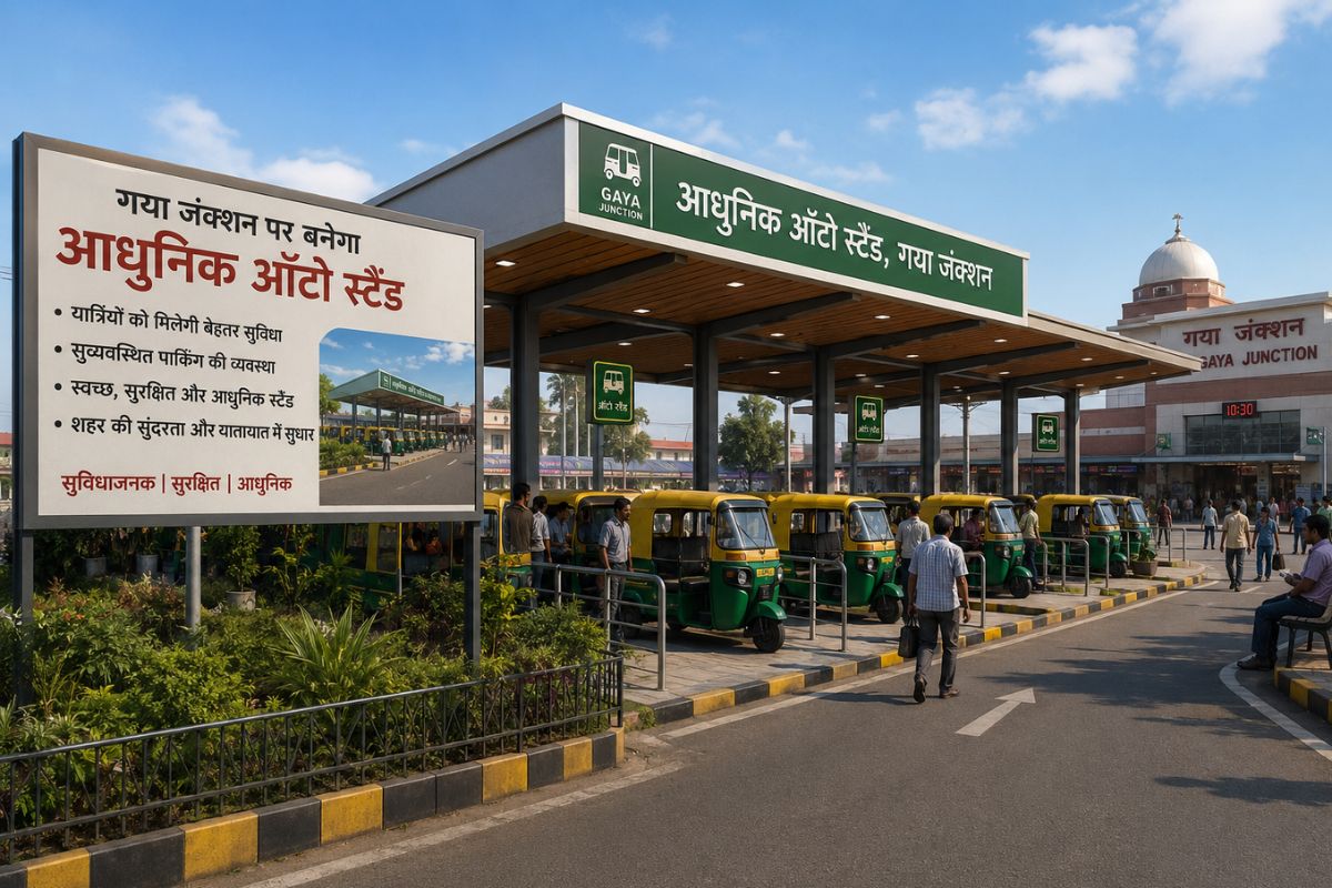 बिहार के इस रेलवे स्टेशन पर बनेगा आधुनिक ऑटो स्टैंड, यात्रियों को मिलेगी बड़ी राहत, इस दिन से शुरू होगी सुविधा
