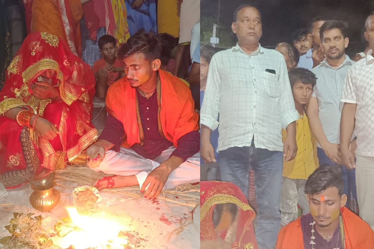 आधी रात को प्रेमिका से मिलने पहुंचा था प्रेमी, ग्रामीणों ने पकड़कर करा दी शादी, 3 सालों से चल रहा था प्रेम प्रसंग
