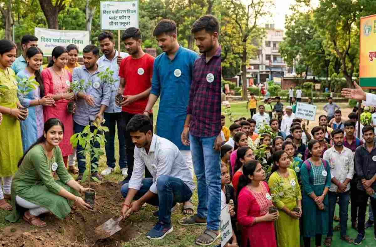 शिवहर: विश्व पर्यावरण दिवस पर पौधारोपण, युवाओं को अभियान से जोड़ने की अपील