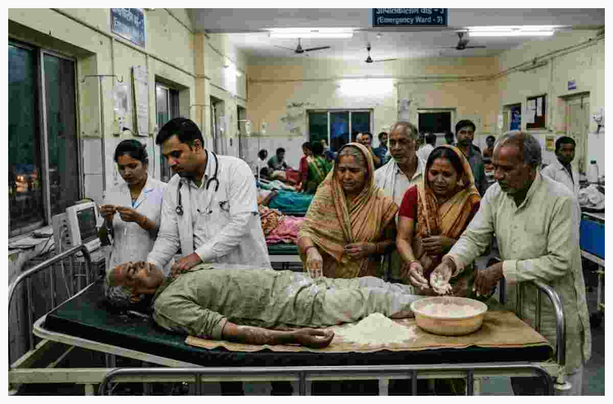 करंट लगने पर अस्पताल में शुरू हुई ‘आटा थेरेपी’, डॉक्टर भी रह गए हैरान