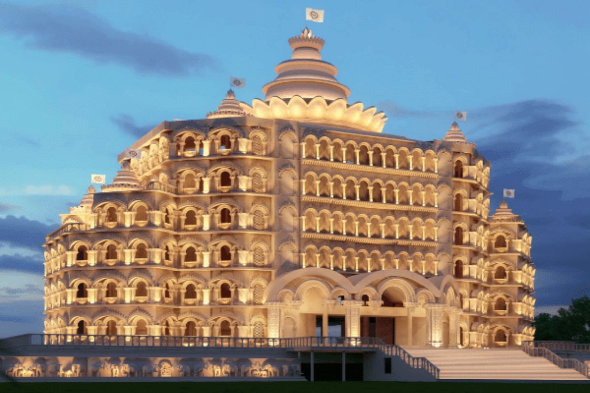 दुर्गा पूजा के अवसर पर रांची में इस बार दिखेगी वाराणसी के स्वर्वेद महामंदिर की भव्य झलक