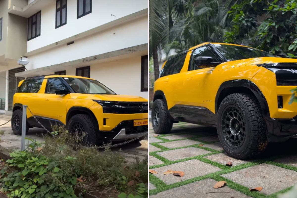 ऑफ-रोड व्हील्स फिट करते ही बदल गई Tata Sierra, मॉडिफाइड लुक का वीडियो हो रहा वायरल