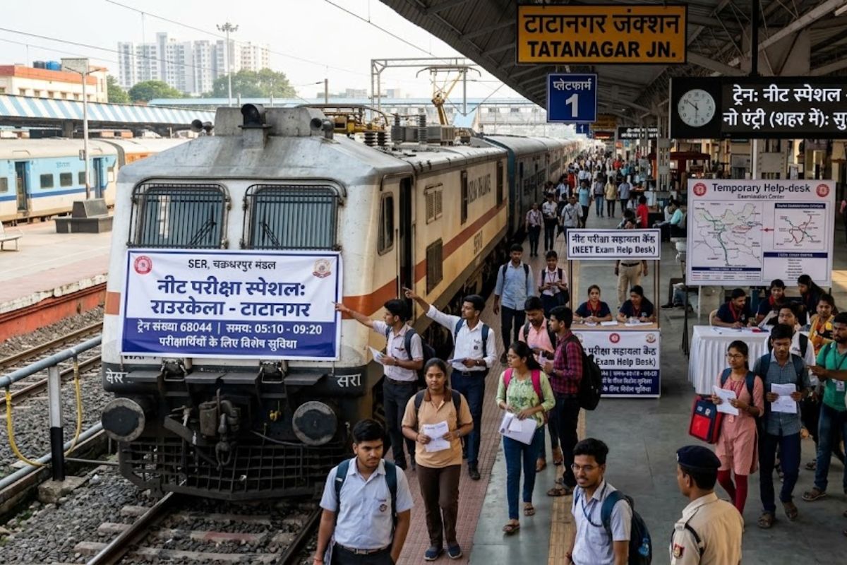 नीट परीक्षा को लेकर राउरकेला-टाटानगर के बीच चलेगी स्पेशन ट्रेन, परीक्षार्थियों को नहीं होगी परेशानी