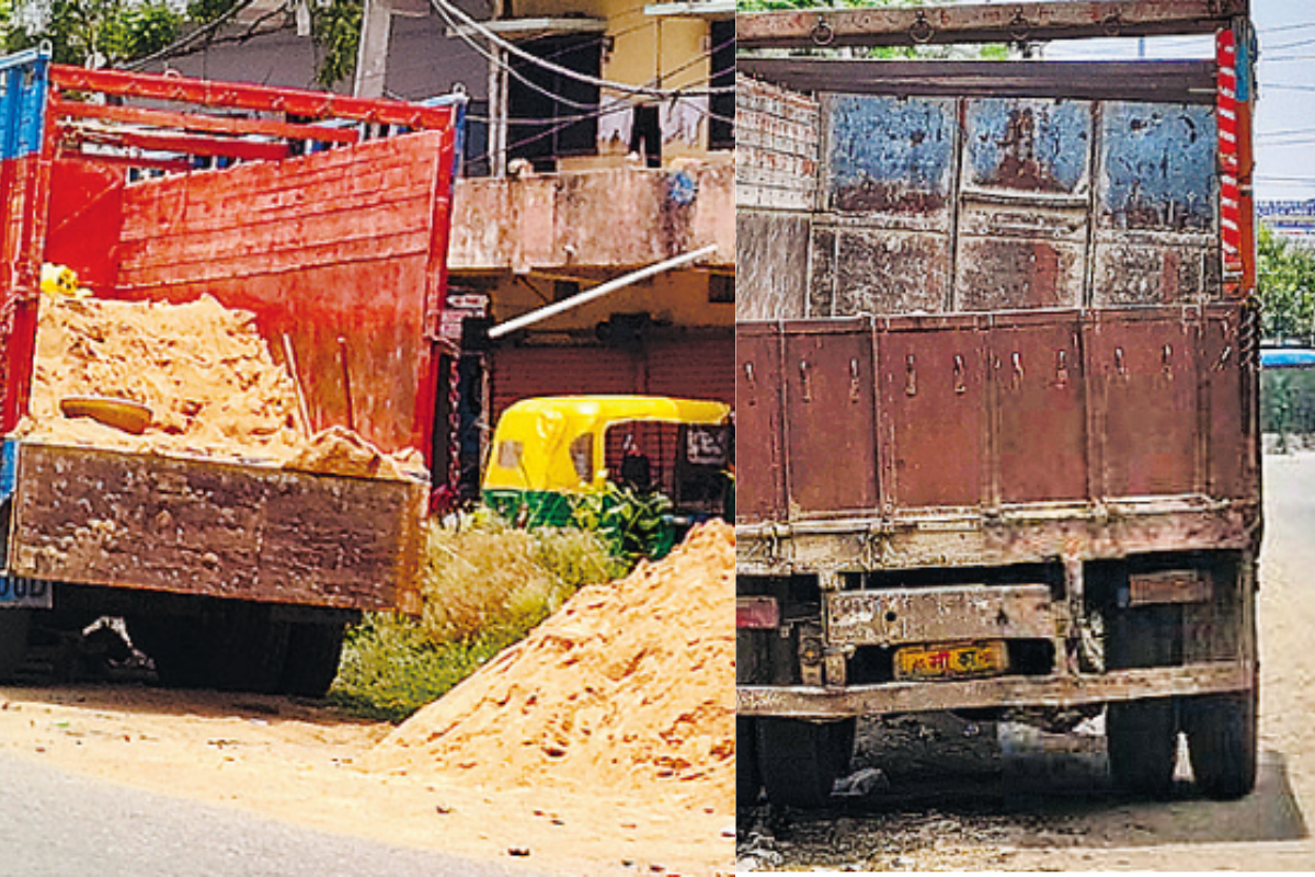जहानाबाद में बड़ी गाड़ियों के लिए पार्किंग नहीं, सड़क किनारे खड़े ट्रकों से बढ़ रहा हादसों का खतरा