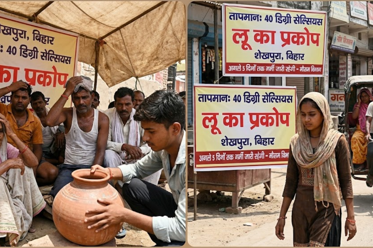 शेखपुरा में फिर चढ़ा पारा, 40 डिग्री पहुंचा तापमान; मौसम विभाग ने कहा: फिलहाल बारिश की उम्मीद नहीं, बरतें सावधानी