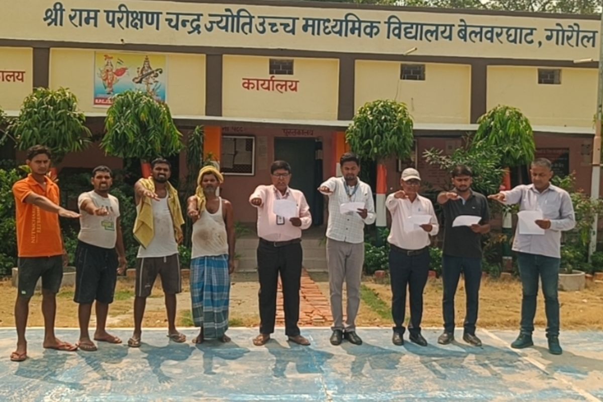 विद्यालय में बाल श्रम के खिलाफ जागरूकता, बच्चों के अधिकारों पर जोर, बाल श्रम के खिलाफ चला अभियान