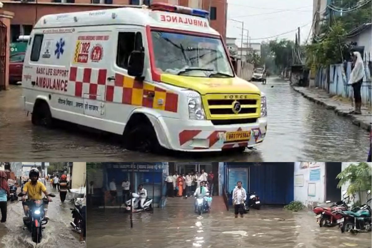 सासाराम में बारिश से मिली राहत, घरों और दुकानों में घुसा पानी, आवागमन में हुई भारी परेशानी