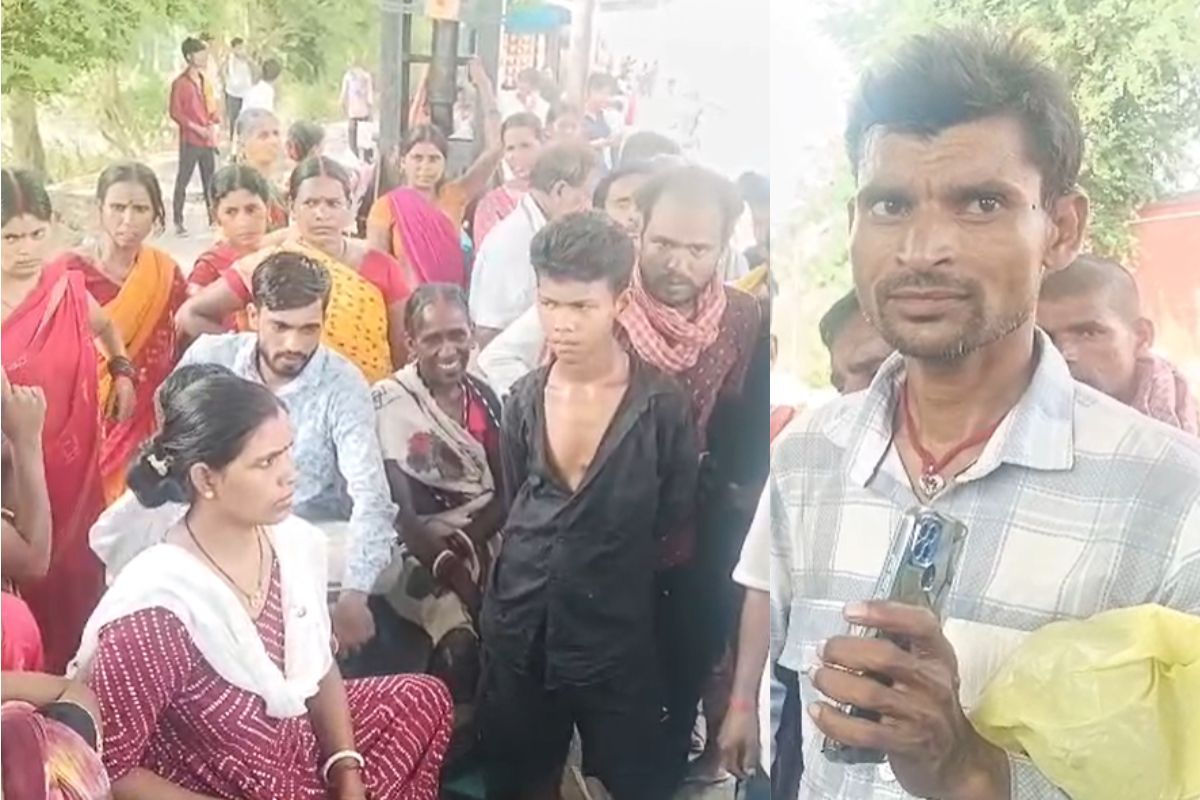 रेलवे स्टेशन पर पति-पत्नी का हाई-वोल्टेज ड्रामा, घंटों चला हंगामा, वीडियो हुआ वायरल