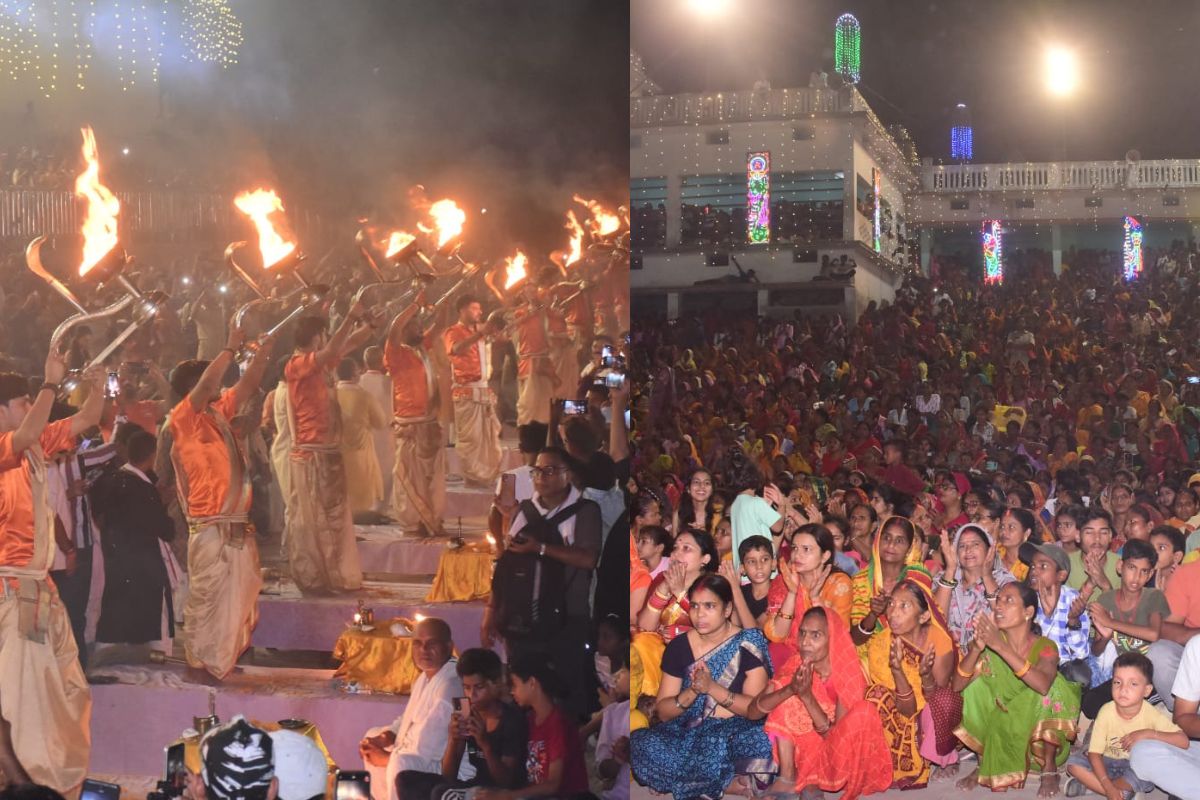 छपरा में चिरांद चेतना महोत्सव में दिखी 8 हजार साल पुरानी विरासत की झलक, गंगा महाआरती में जुटे लाखों लोग