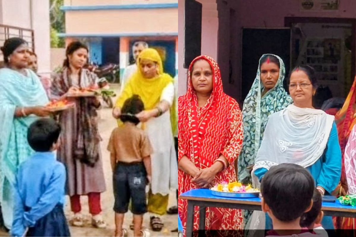 सीवान के सरकारी स्कूलों में ‘स्वागत सप्ताह’ की शुरुआत, पुष्पवर्षा और मिठाई से हुआ विद्यार्थियों का स्वागत