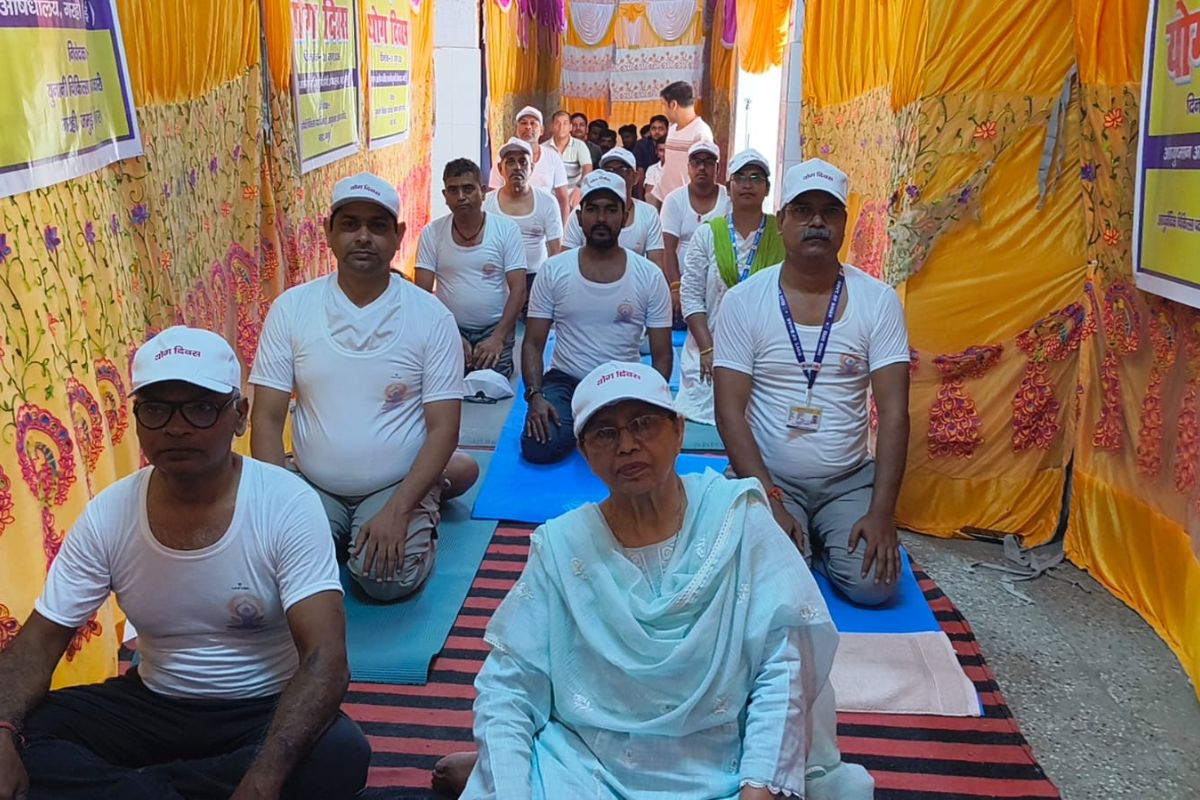 सदर अस्पताल में मनाया गया अंतरराष्ट्रीय योग दिवस, स्वस्थ जीवन का दिया संदेश