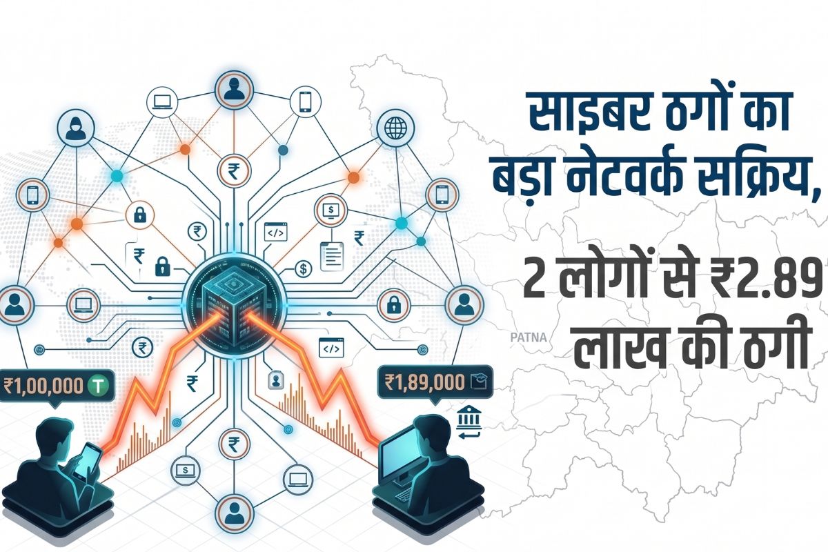 पटना में साइबर ठगी के 2 गंभीर मामले, 48 करो़ड़ का क्रिप्टो करेंसी दिखा और मीशो से रिफंड के नाम पर लगाया चूना