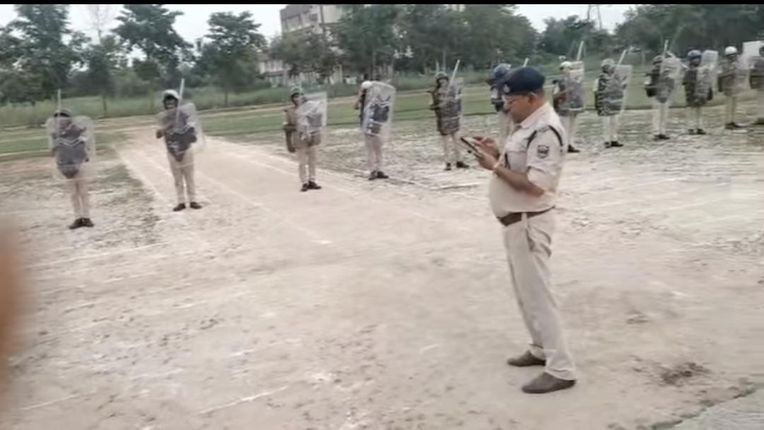 मुहर्रम को लेकर पुलिस की दंगा नियंत्रण ड्रिल, विधि-व्यवस्था बनाए रखने की तैयारी