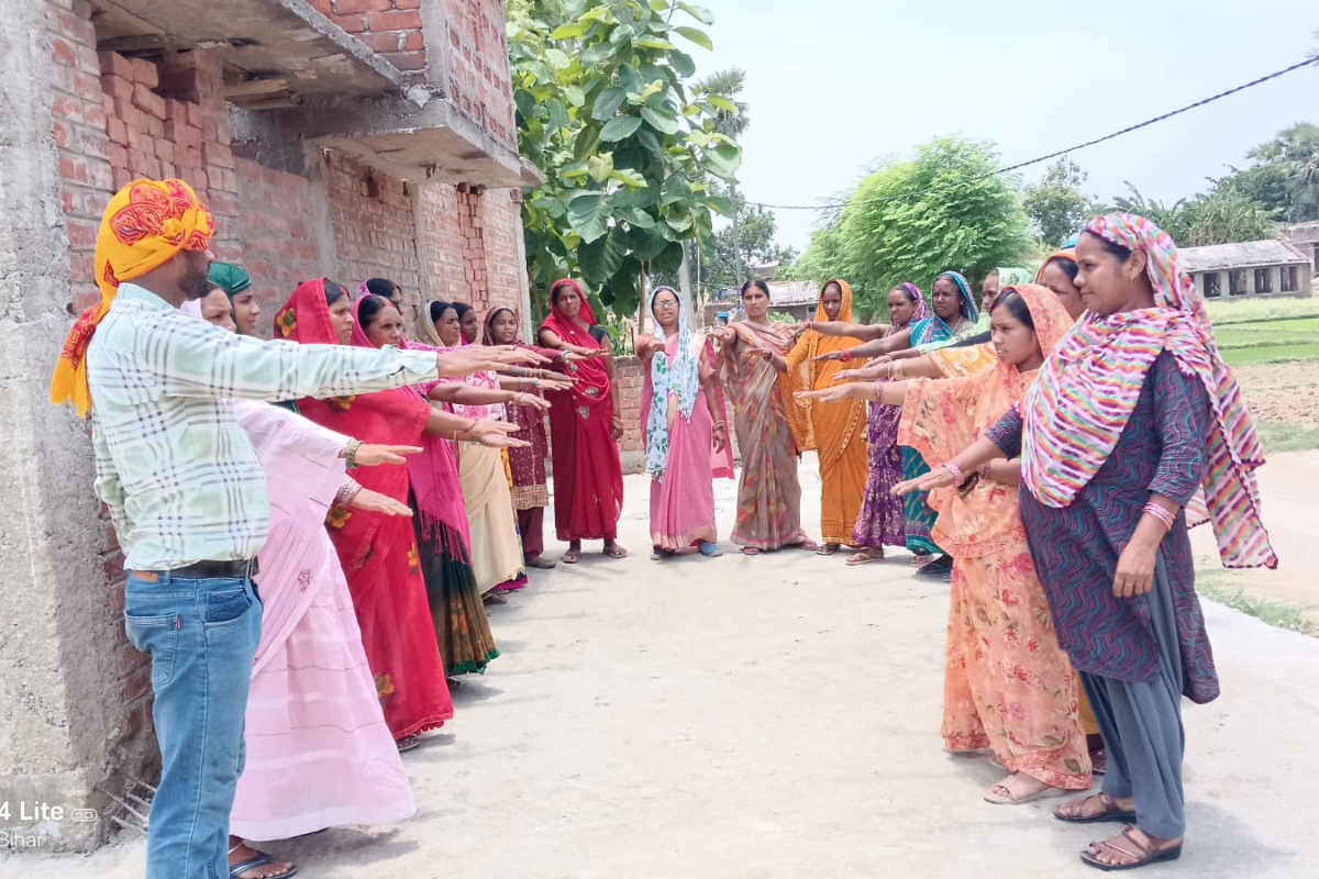अरवल में गांव-गांव रैली निकालकर नशा छोड़ने का संदेश दे रहीं जीविका दीदियां, लोगों को कर रही है प्रेरित