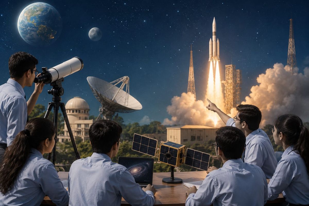 ISRO और स्पेस टेक्नोलॉजी की दुनिया से जुड़ेंगे बिहार के छात्र, पटना में बनेगा राज्य का पहला स्पेस क्लब