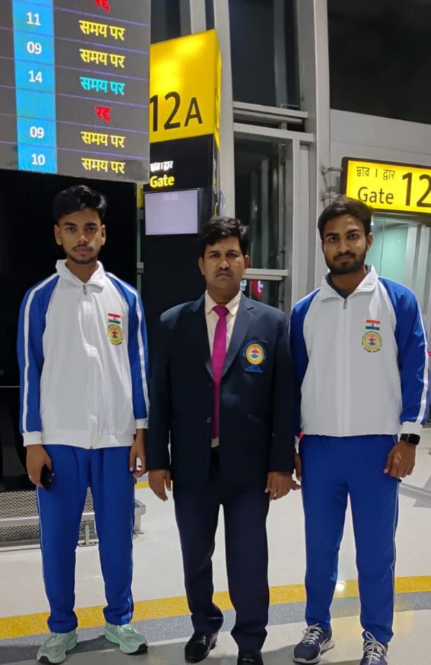 एशियन ग्रैपलिंग चैंपियनशिप के लिए बिहार के खिलाड़ी व अधिकारी वियतनाम रवाना