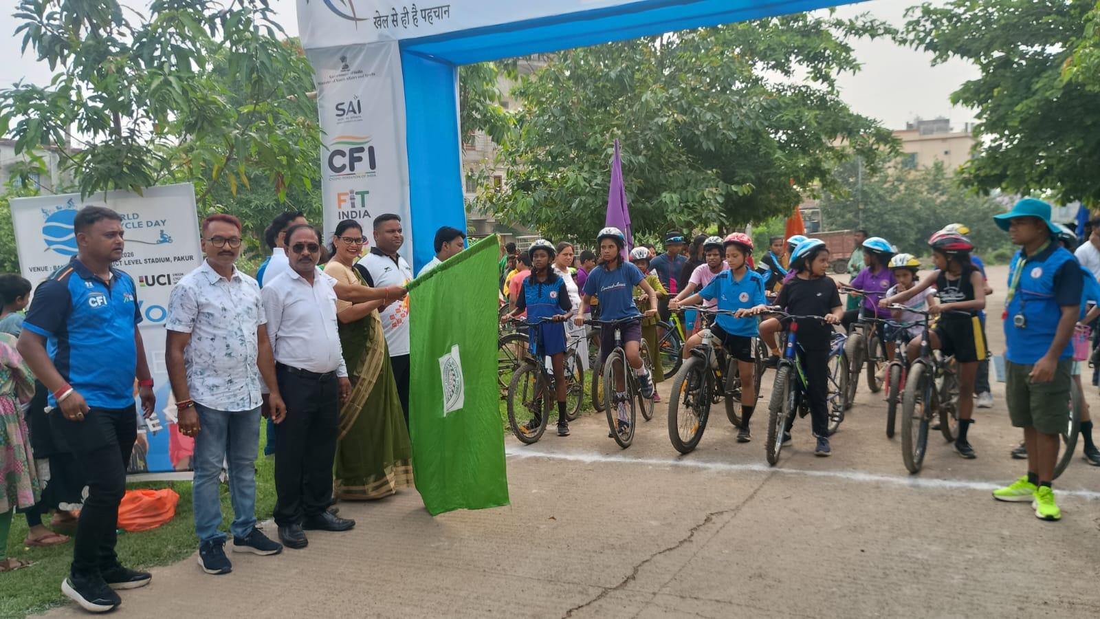 सब जूनियर कल्याणी व जूनियर सुधा साइकिलिंग में रही प्रथम