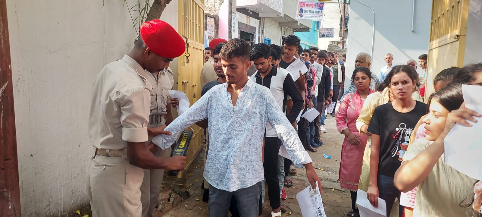 केंद्रीय चयन पर्षद (सिपाही भर्ती) शांतिपूर्ण शुरू