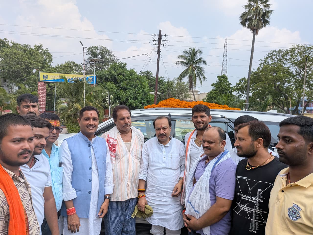 सूर्यगढ़ा में सांसद विवेक ठाकुर का भव्य स्वागत