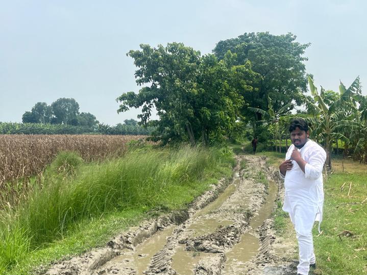 तातपौआ पंचायत की चार सड़कों किया सर्वे
