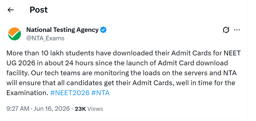 NTA Notice