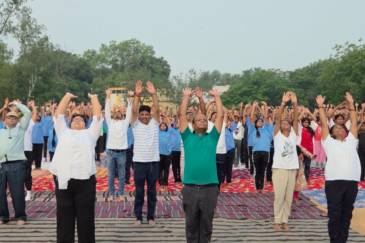 international yoga day dumka