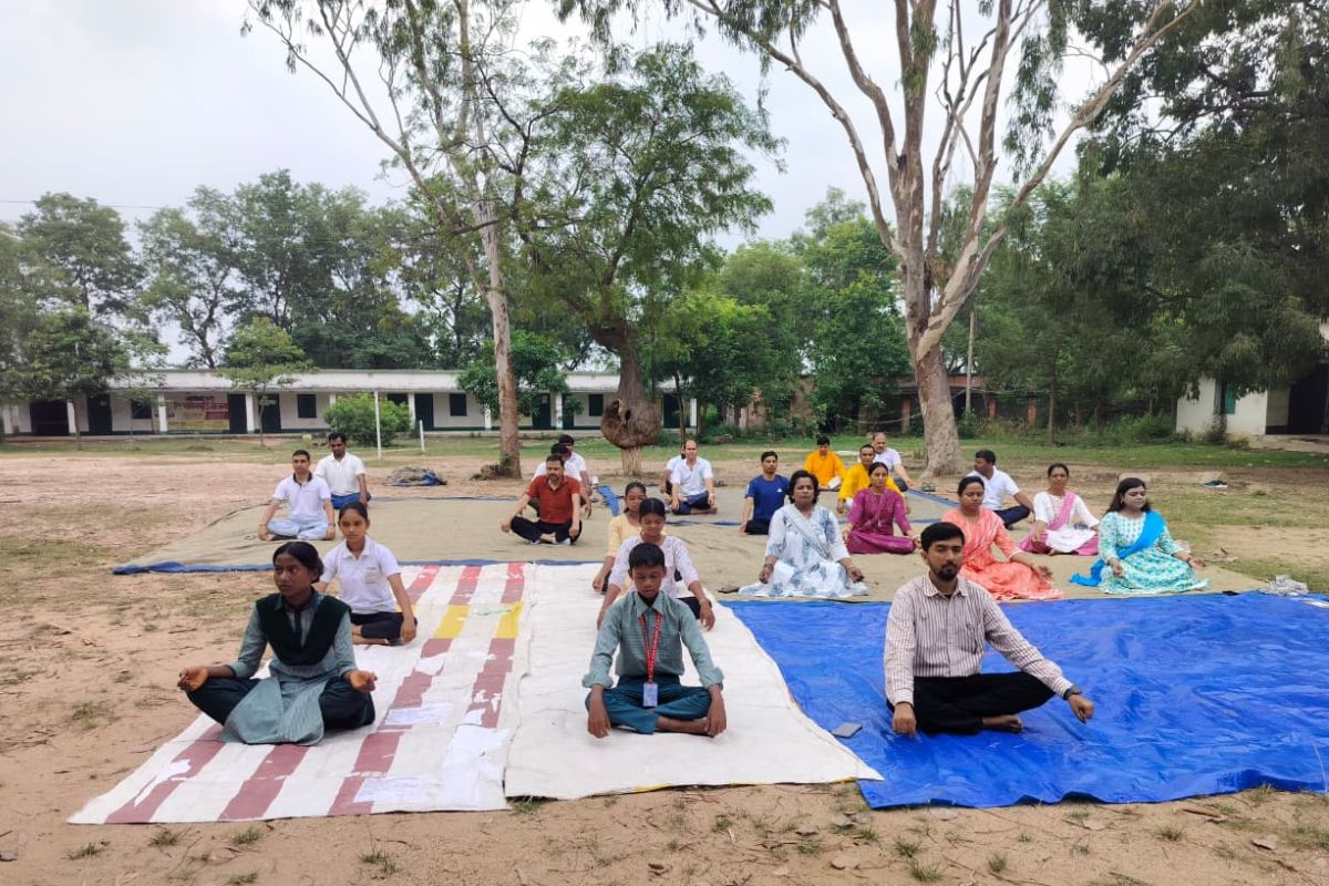 international yoga day rajnagar