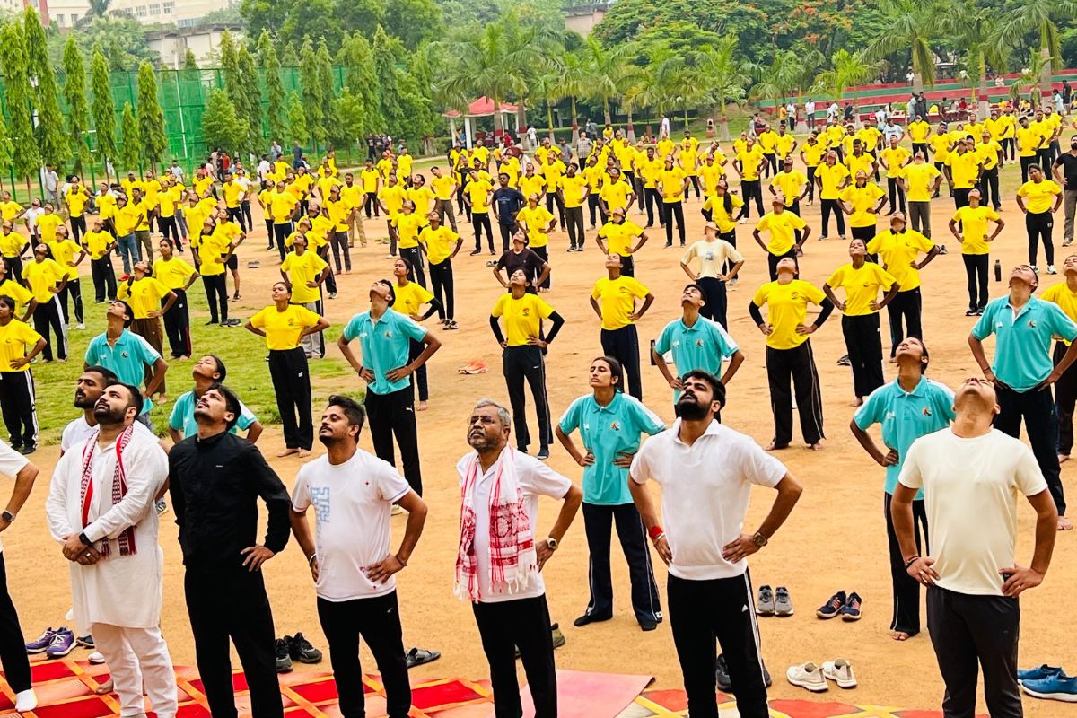 international yoga day ranchi