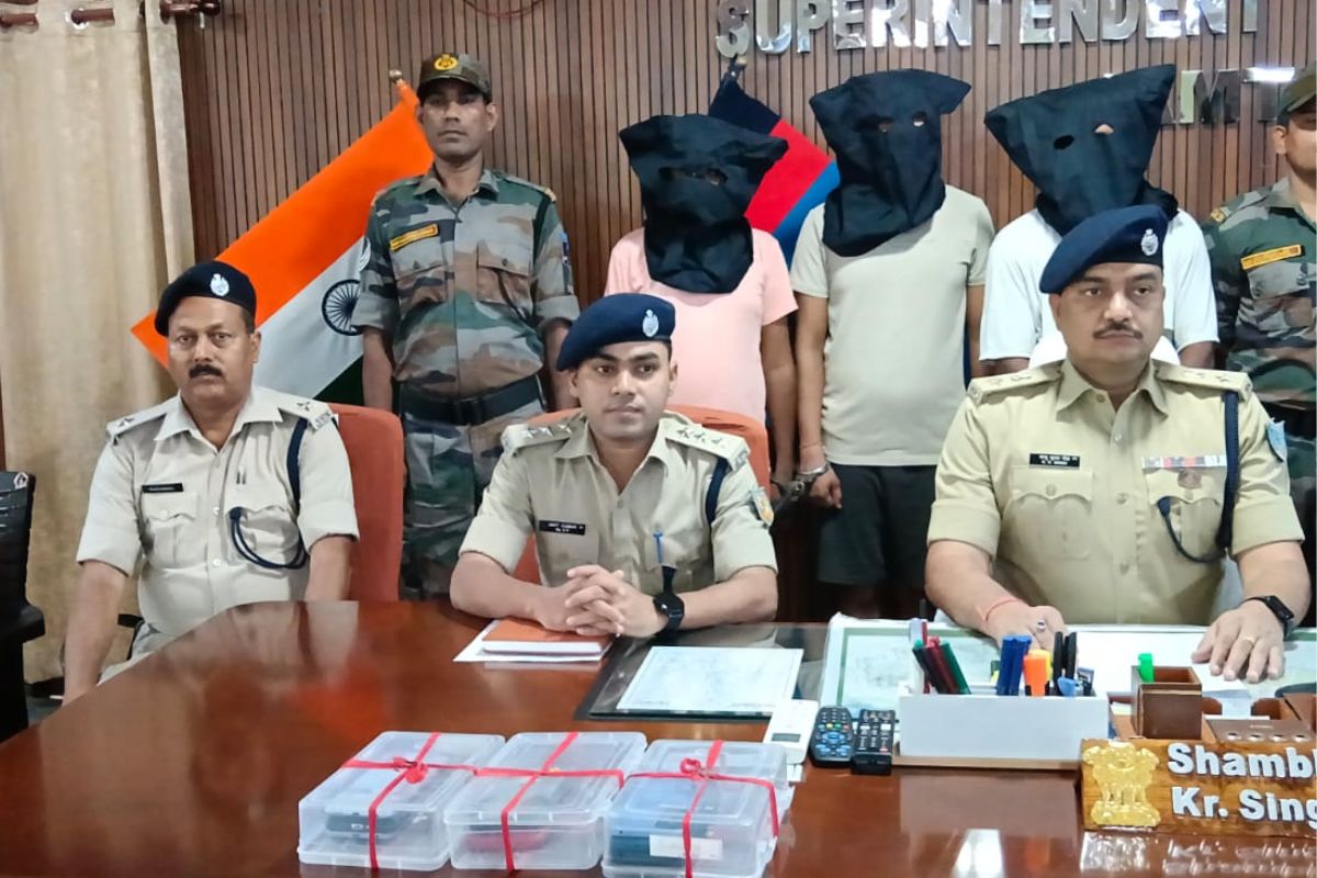साइबर ठगों पर जामताड़ा पुलिस का शिकंजा, तीन गिरफ्तार