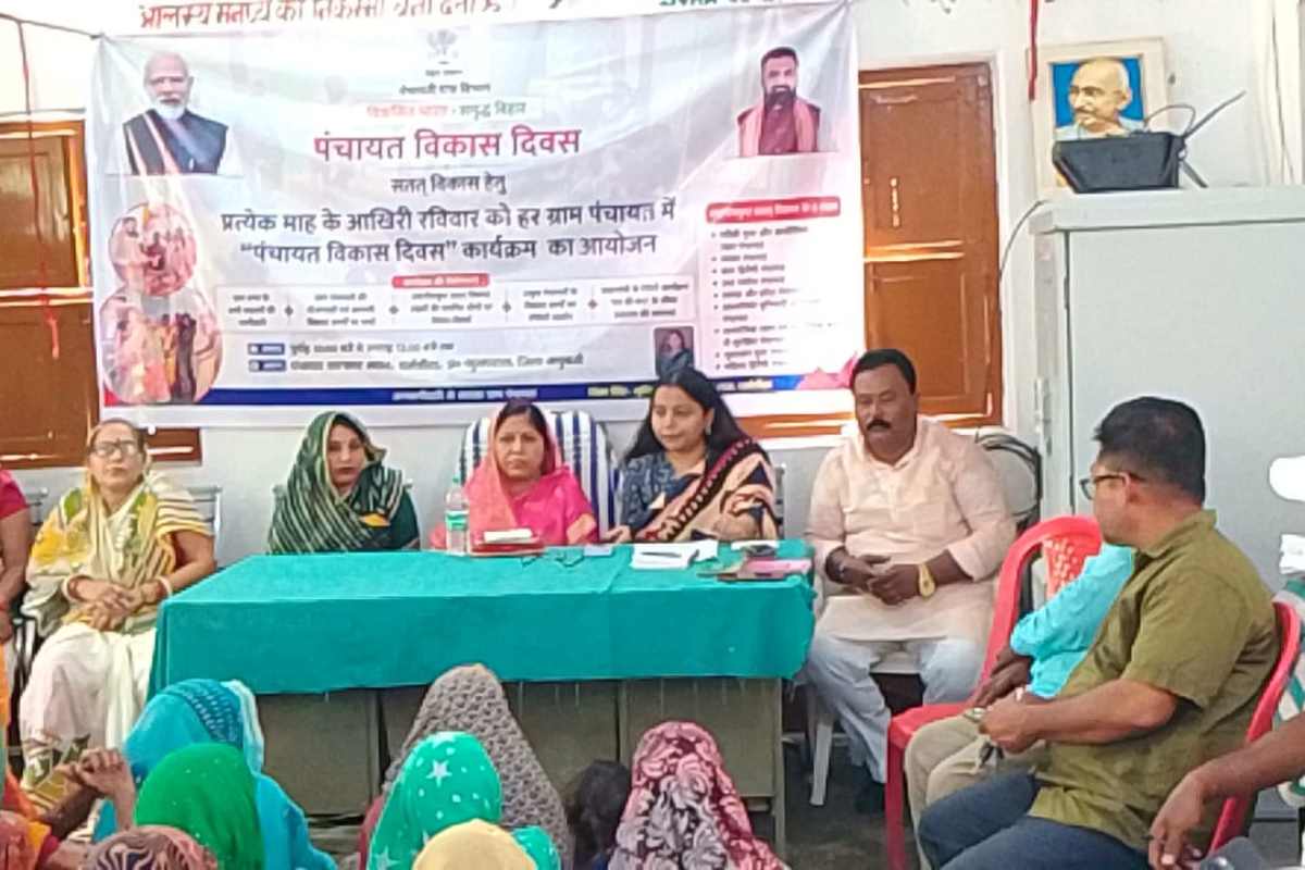 Panchayat development day: पंचायत को गरीबी मुक्त और स्वच्छ बनाने के संकल्प के साथ आयोजित हुई ग्राम सभा