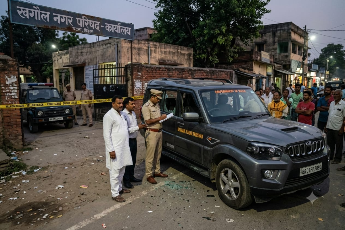 पटना में नगर परिषद कार्यपालक अधिकारी की सरकारी स्कॉर्पियो चोरी, मुख्य पार्षद आवास के पास हुई गायब