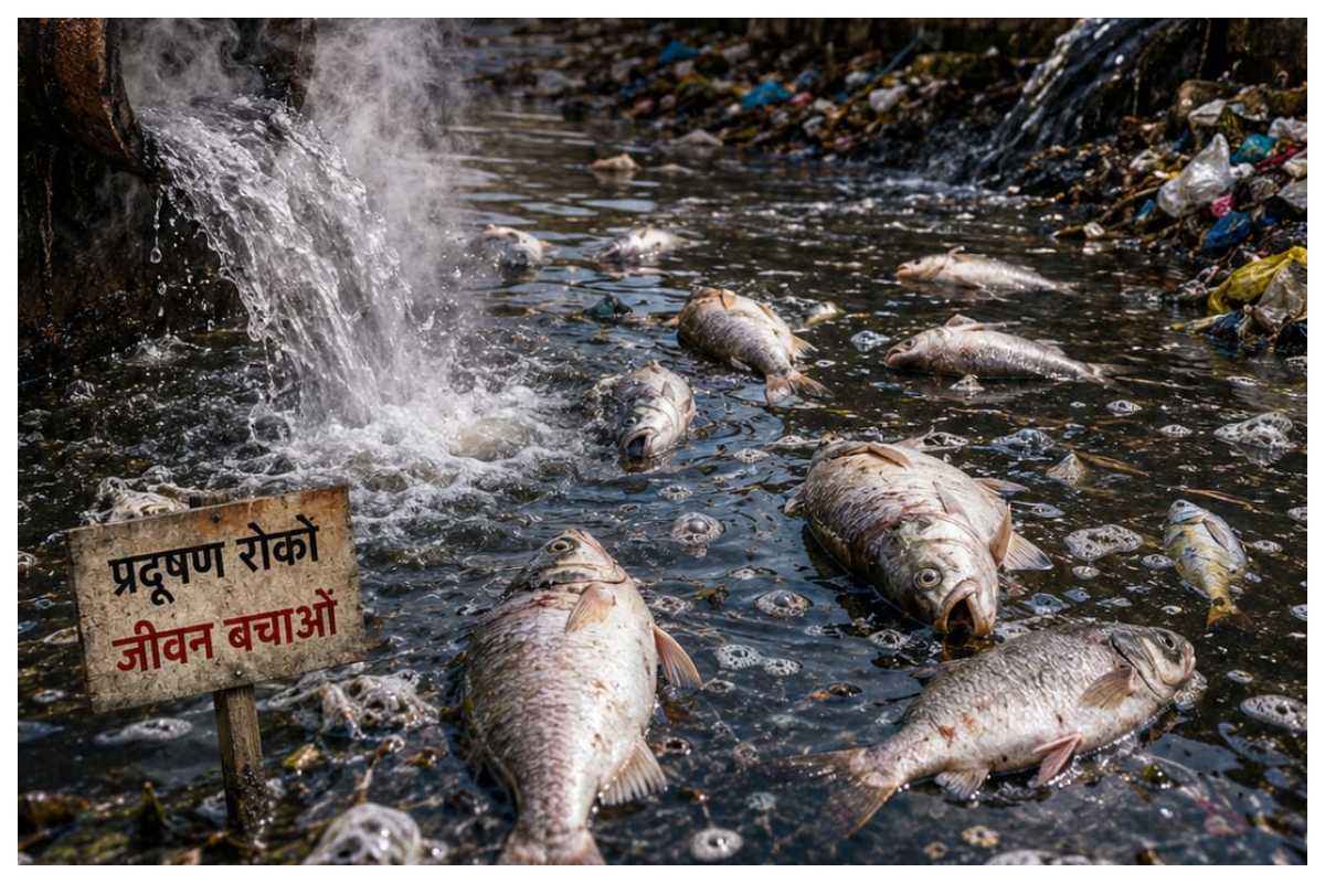 सिकंदरपुर मन में त्रासदी: खौलता पानी और नालों की गंदगी ले रही मछलियों की जान