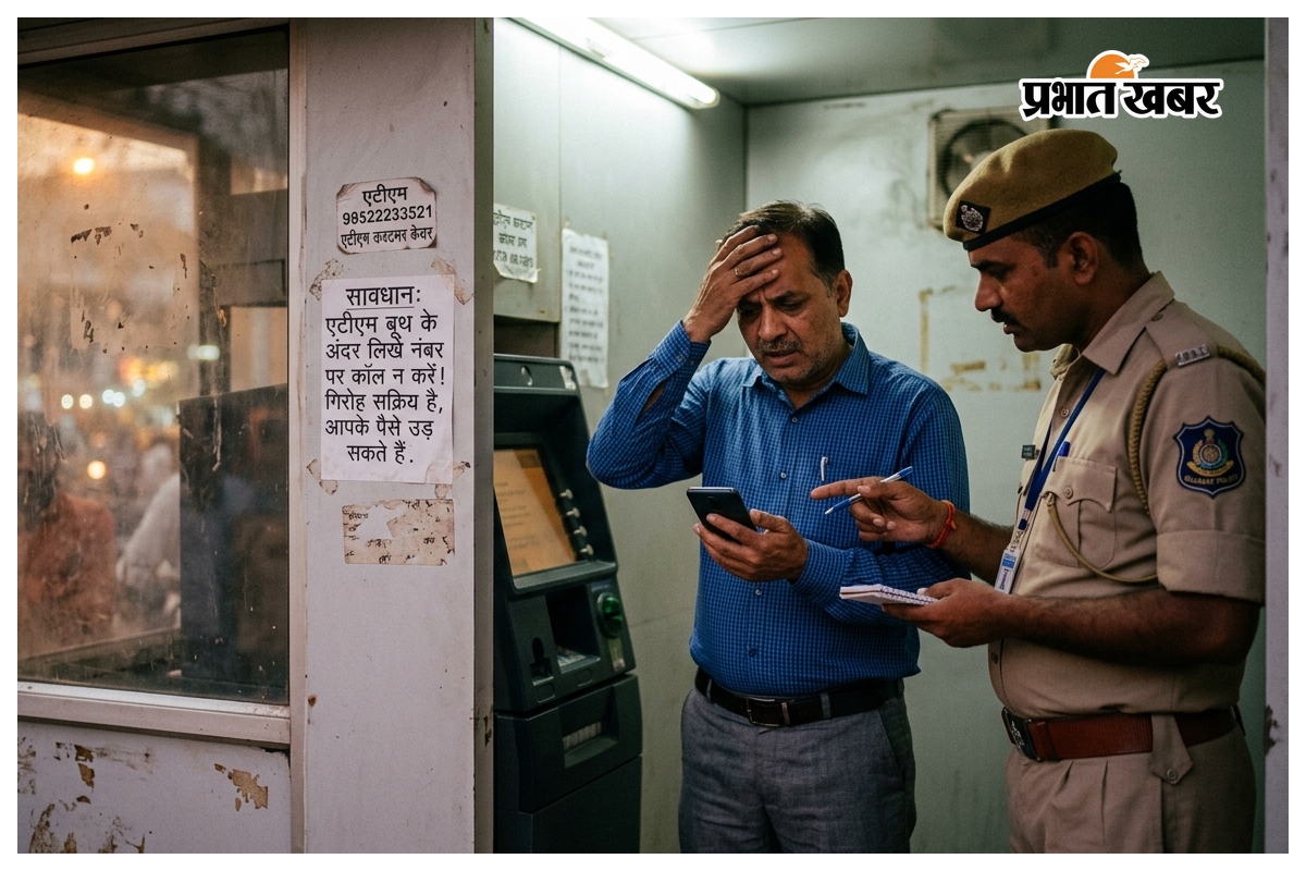सावधान: एटीएम बूथ के अंदर लिखे नंबर पर कॉल करते ही उड़ जाएंगे पैसे, शहर में सक्रिय है गिरोह