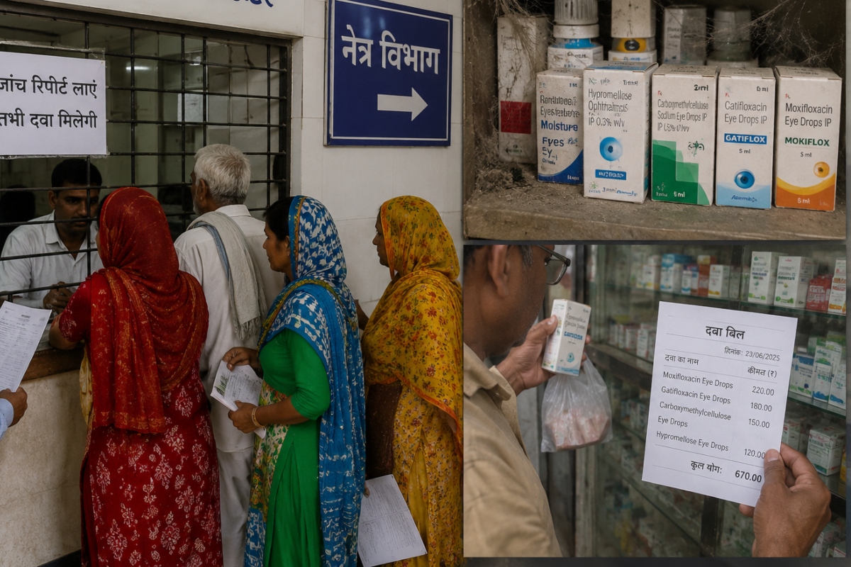 मुजफ्फरपुर: मॉडल अस्पताल में जांच रिपोर्ट के चक्कर में धूल फांक रहीं आइ ड्रॉप, बाहर से दवा खरीदने को मजबूर मरीज