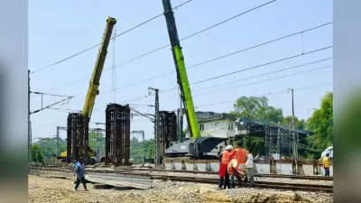 कैमूर में आरओबी निर्माण कार्य में तेजी, सितंबर तक दौड़ने लगेगी गाड़ियां,जल्द मिलेगा जाम से राहत