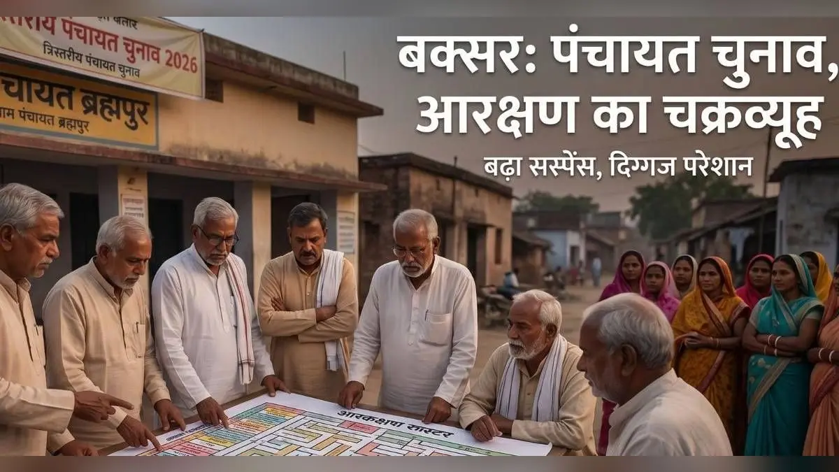बक्सर में पंचायत चुनाव से पहले बढ़ी बेचैनी, आरक्षण रोस्टर में उलझे दिग्गज पड़ोस में तलाश रहे जमीन