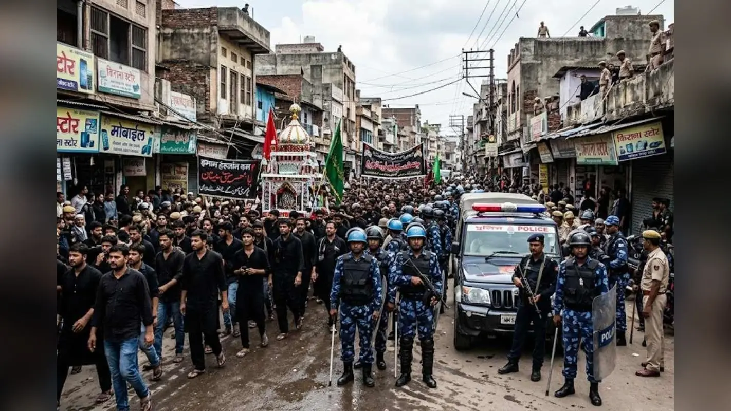 मुहर्रम को लेकर सुरक्षा पुख्ता, संवेदनशील इलाकों में तैनात रहेगा अतिरिक्त पुलिस बल