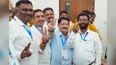 झारखंड राज्यसभा चुनाव: जीत के बाद क्या बोले बैजनाथ राम और परिमल नथवाणी