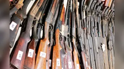 संदेशखाली में मिला 16 हथियारों और 2000 कारतूस का जखीरा, बंगाल एसटीएफ की बड़ी सफलता