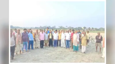 25 एकड़ भूमि अधिग्रहित, किसानों ने की उचित मुआवजे की मांग, आंदोलन की चेतावनी