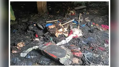 रक्सौल में भीषण अगलगी, दो दुकानें जलकर खाक, 20 लाख का नुकसान