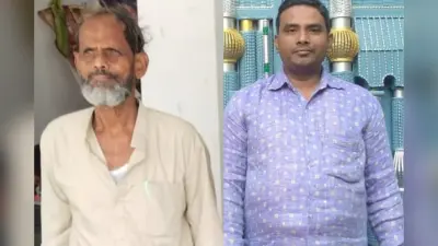 भोजपुर में अनियंत्रित इनोवा ने दो लोगों को रौंदा, मौत के बाद मुआवजे और ब्रेकर की मांग को लेकर सड़क जाम