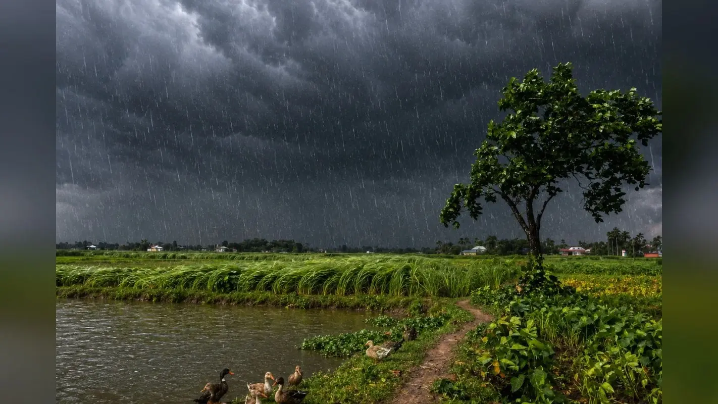 जहानाबाद में में झमाझम बारिश से बदला मौसम, भीषण गर्मी से मिली राहत, धान की रोपाई को मिला संजीवनी
