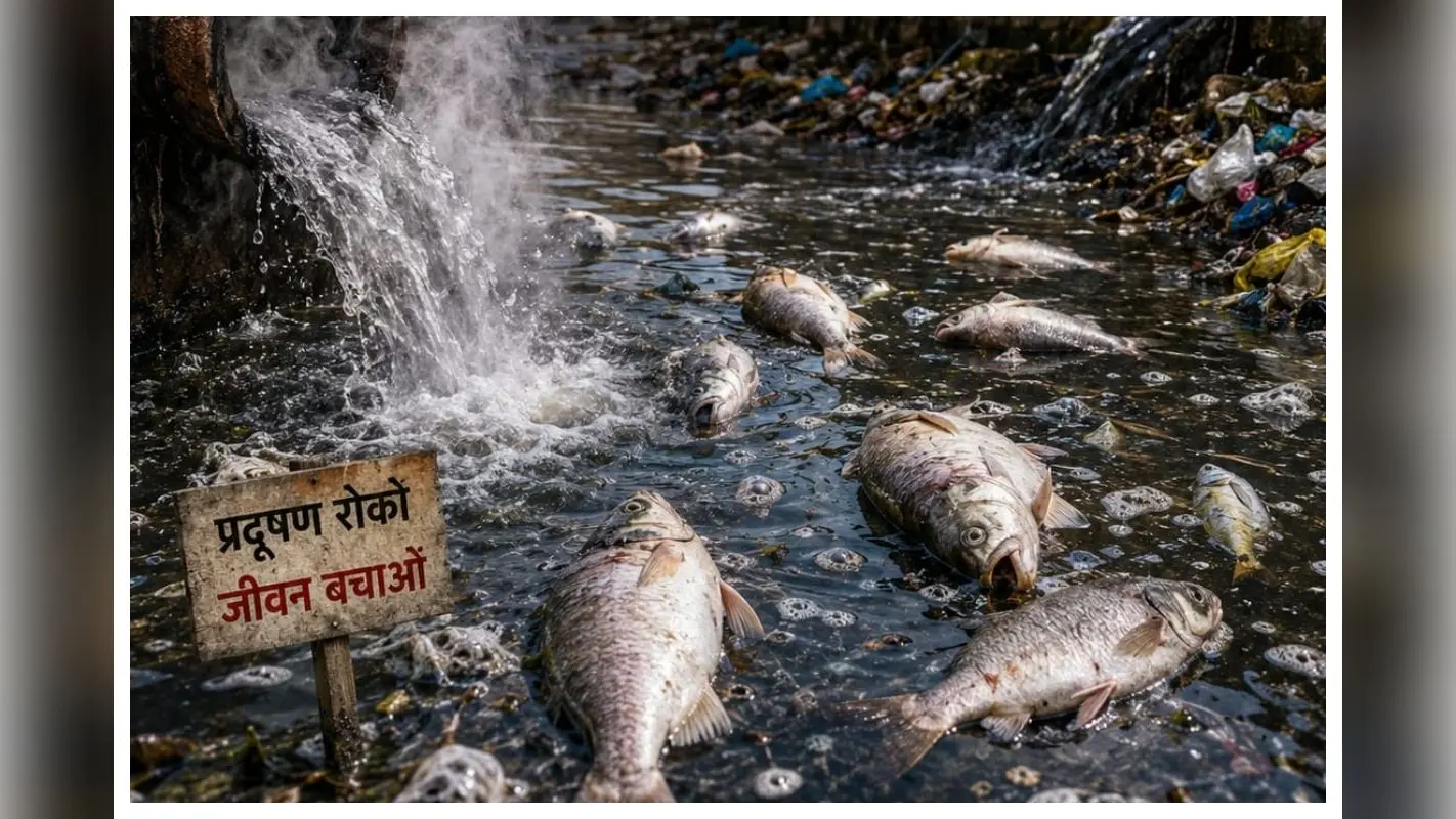 सिकंदरपुर मन में त्रासदी: खौलता पानी और नालों की गंदगी ले रही मछलियों की जान