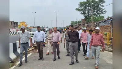 सहरसा में NH-327E और NH-107 पर बुलडोजर एक्शन, 299 लोगों को अंतिम चेतावनी
