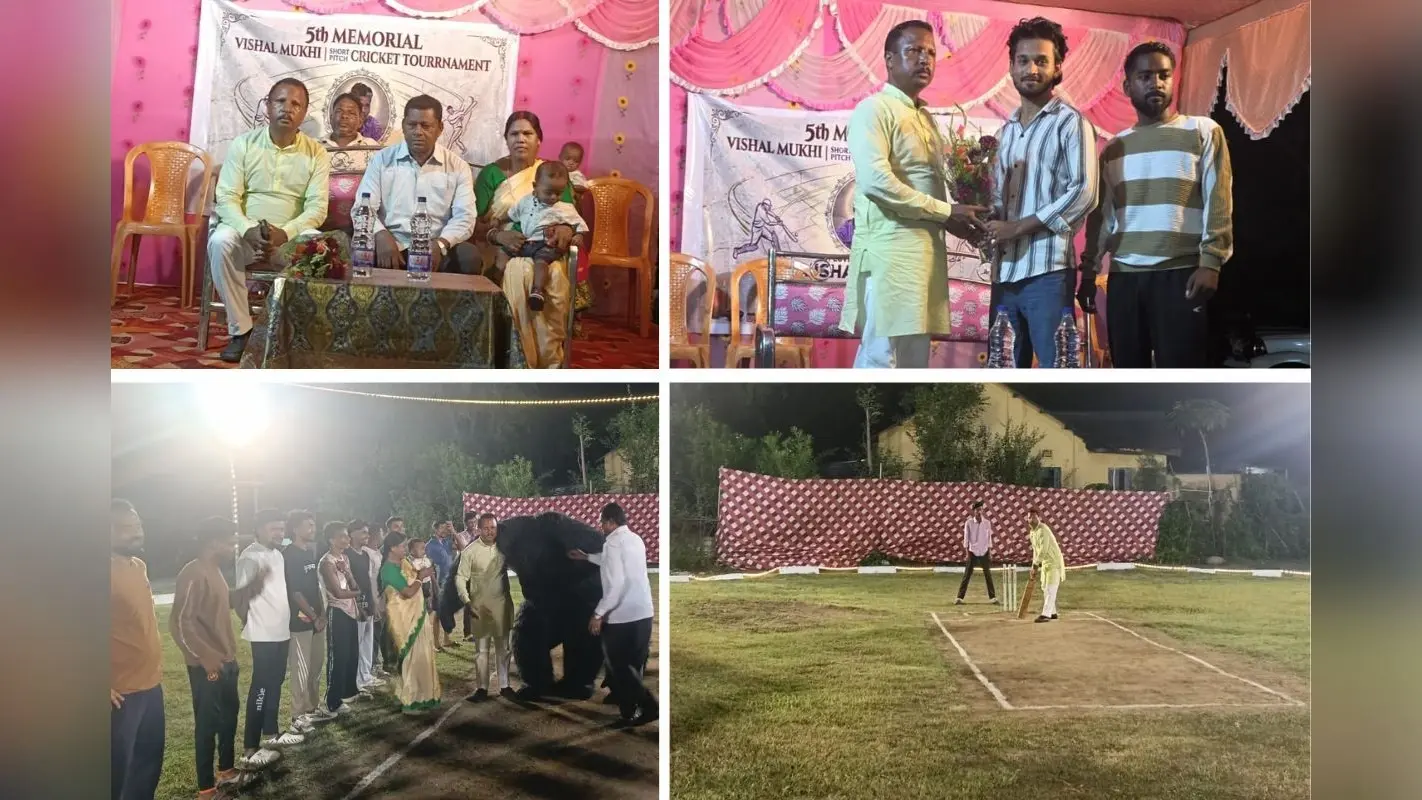 पश्चिमी सिंहभूम: चक्रधरपुर में क्रिकेट टूर्नामेंट का आगाज, जय भोले क्रिकेट टीम ने जीता उद्घाटन मुकाबला